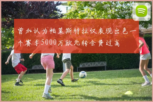 曾加认为帕莱斯特拉仅表现出色一个赛季5000万欧元转会费过高